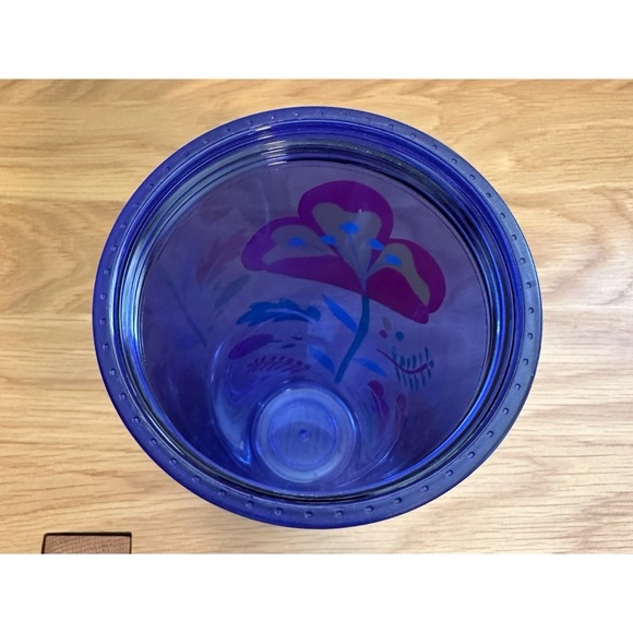 Starbucks Floral Clear Blue Venti Cold Cup Tumbler - Picture 3 of 6